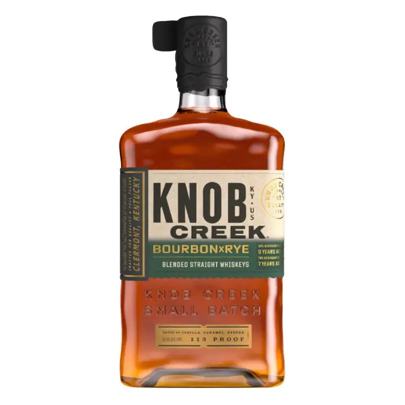 Knob Creek Bourbon X Rye Blended Straight Whiskeys 750mL