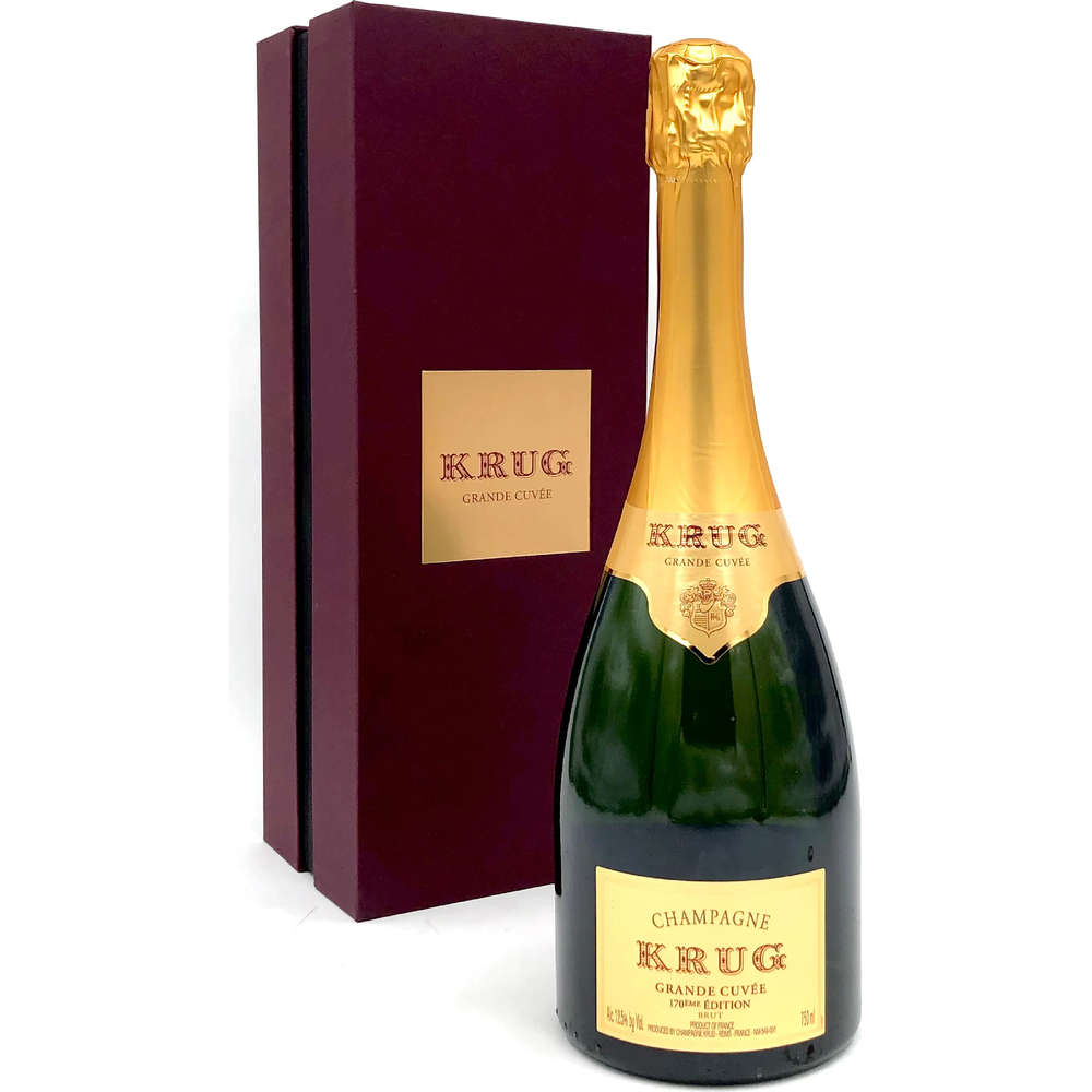 Krug Champagne Brut Grande Cuvee 172nd Edition W/ Gift Box