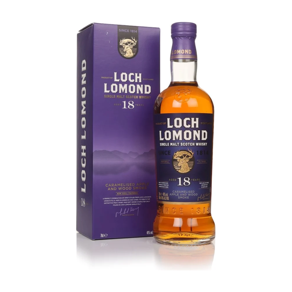 Loch Lomond Single Malt 18 Year Scotch Whiskey