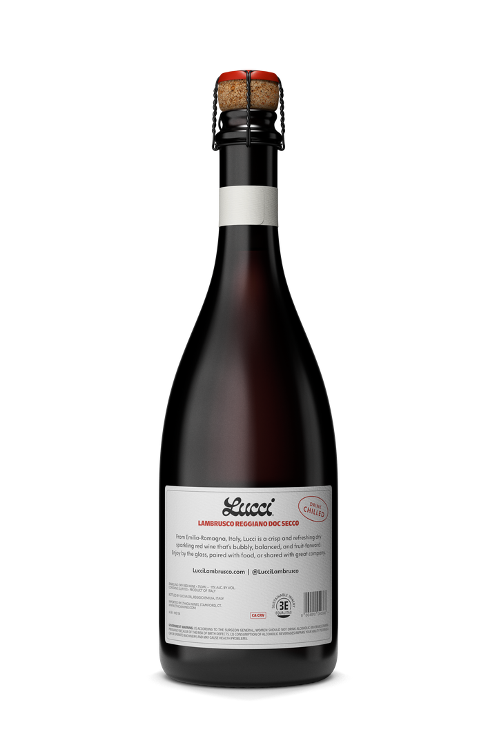 Lucci Lambrusco Reggiano DOC Dry Sparkling Wine Secco