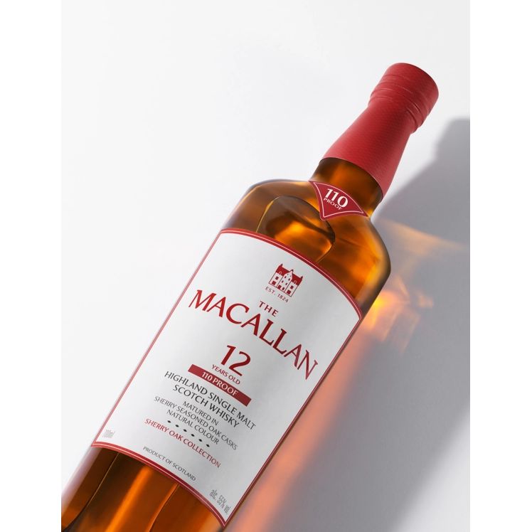 The Macallan Scotch Single Malt Sherry Oak Cask 12 Year 110 Proof