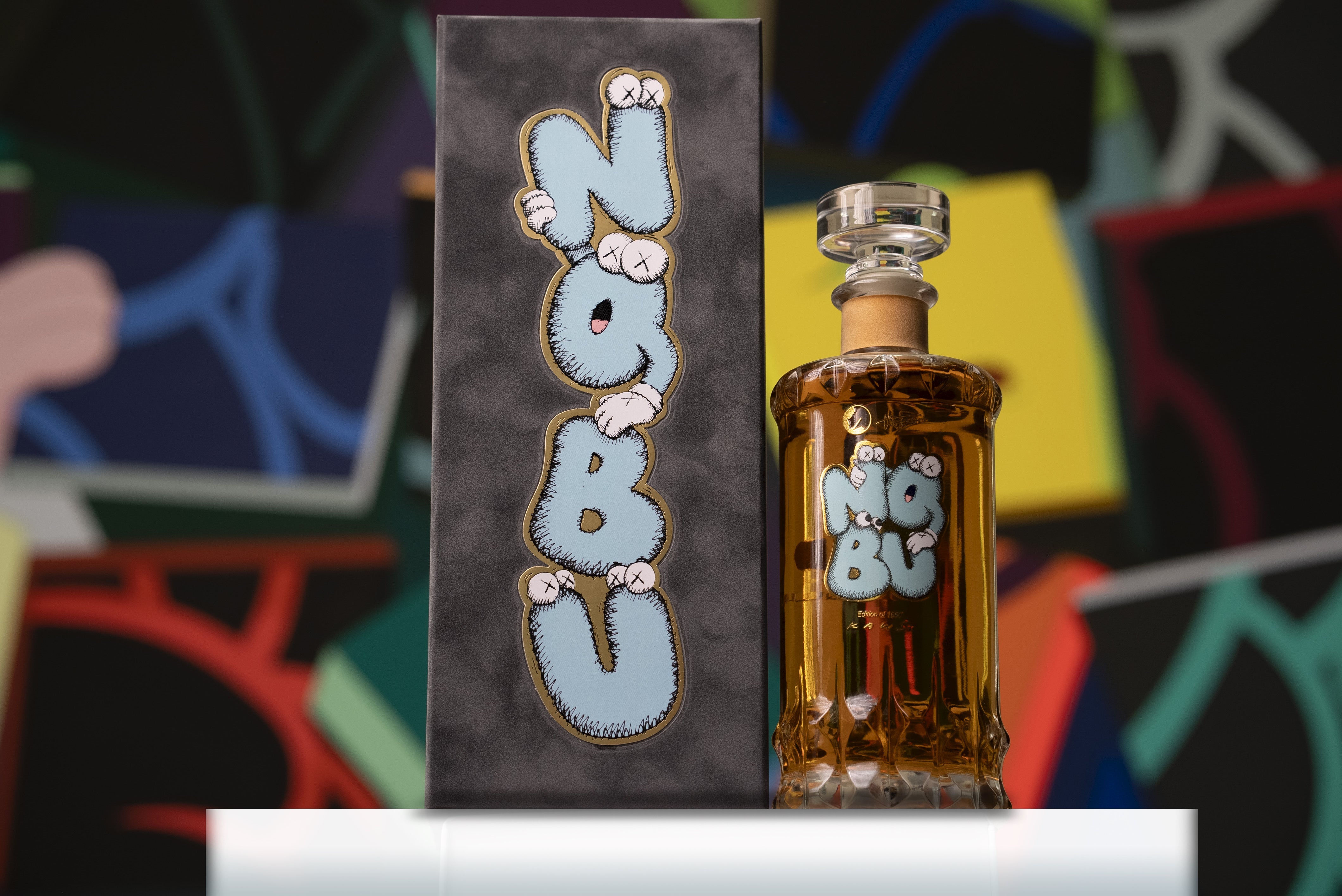 Nobu x KAWS by QUI Limited Edition Magnum Red Bottle – Wooden Cork