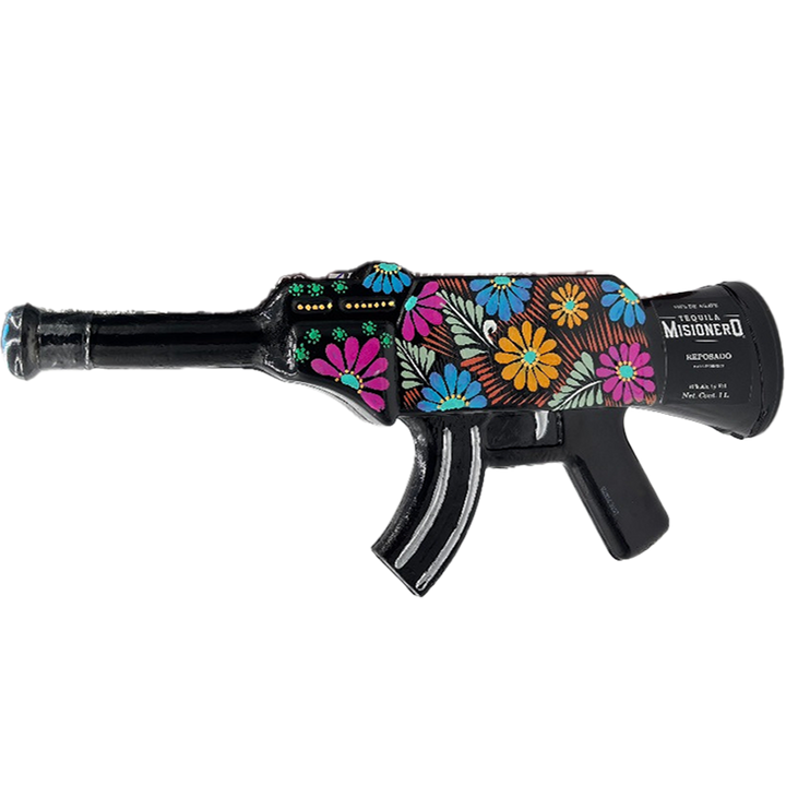 L Shaped Rifle Misionero Rifle Reposado Tequila 1L – Wooden Cork