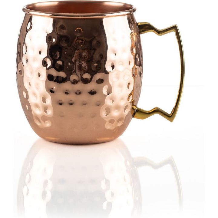 Bull In China Solid Copper Hammered Mule Mug