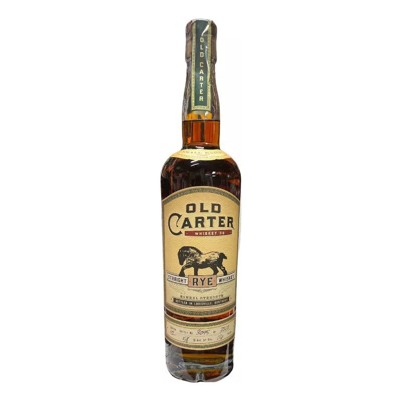 Old Carter Straight Rye Whiskey Batch 12 116 Proof