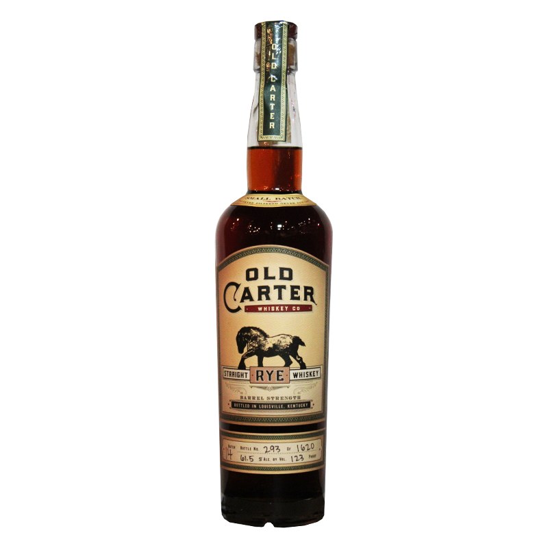 Old Carter Straight Rye Whiskey Batch 14 123 Proof