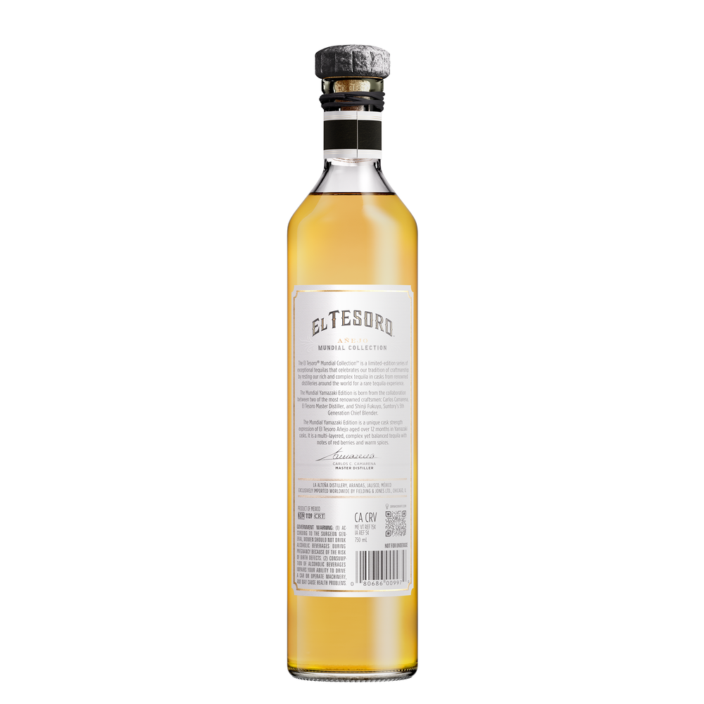 El Tesoro Mundial Anejo Yamazaki Edition Tequila 750ml