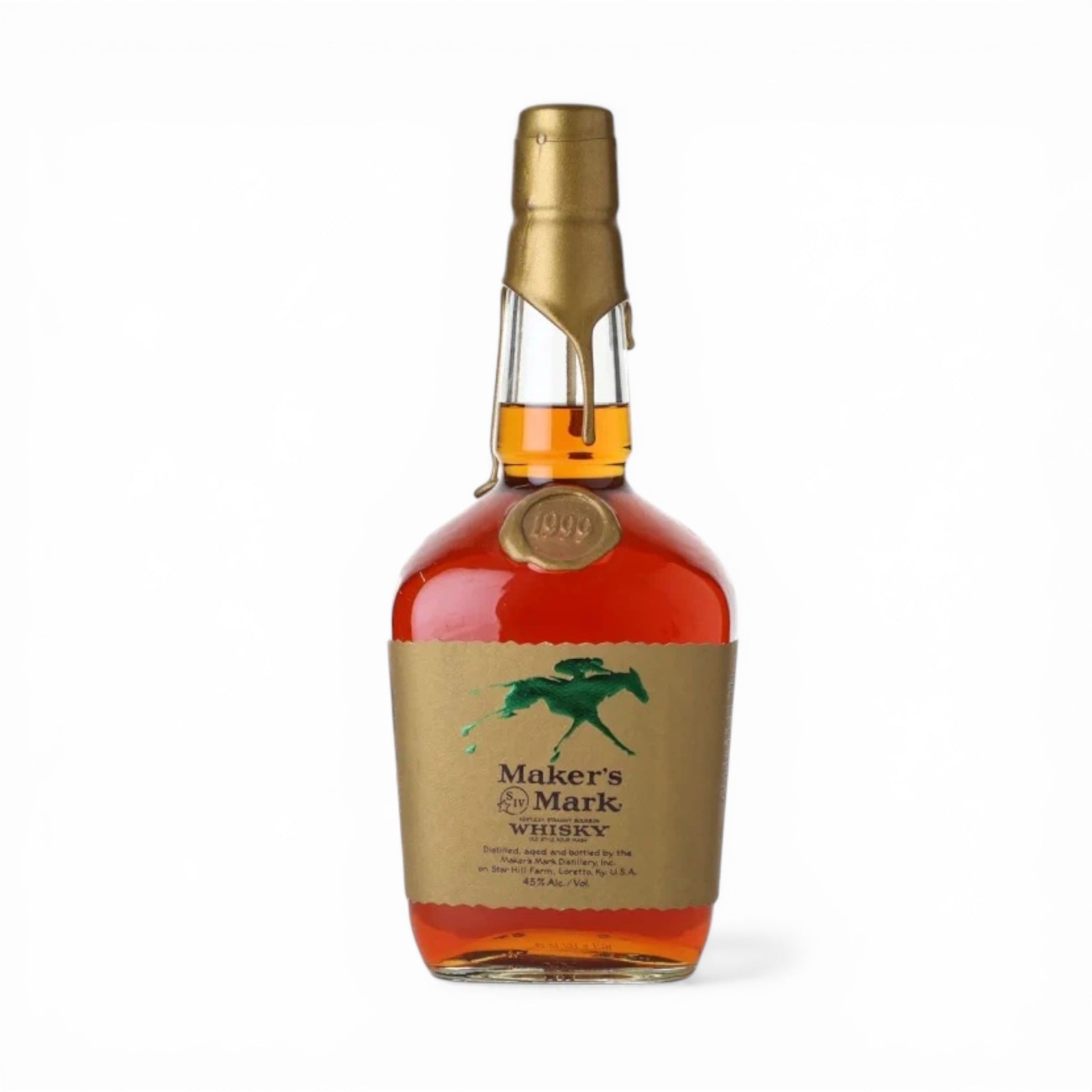 Maker's Mark 1999ゴールドトップキーンランド1000ml45% Maker's Mark Keeneland Breeders' Cup 1999 Limited Edition | 1L
