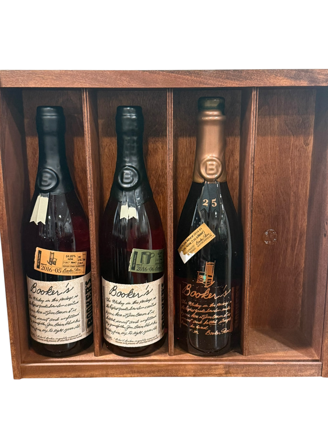 Booker's Bourbon 2016 Batch Collection Vertical + 25th Anniversary
