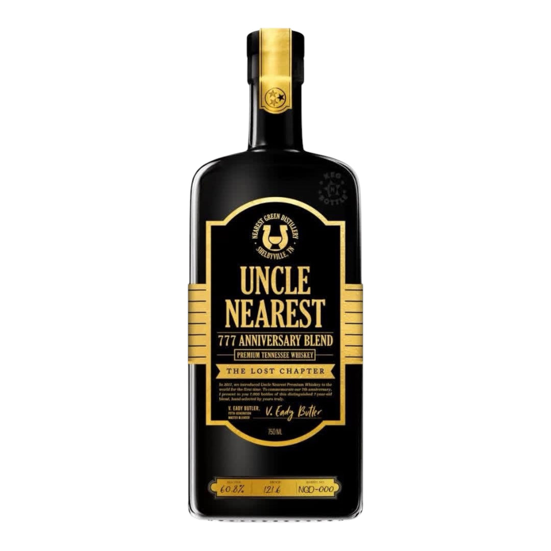 Uncle Nearest The Lost Chapter 777 Anniversary Blend Tennessee whiskey 750ml