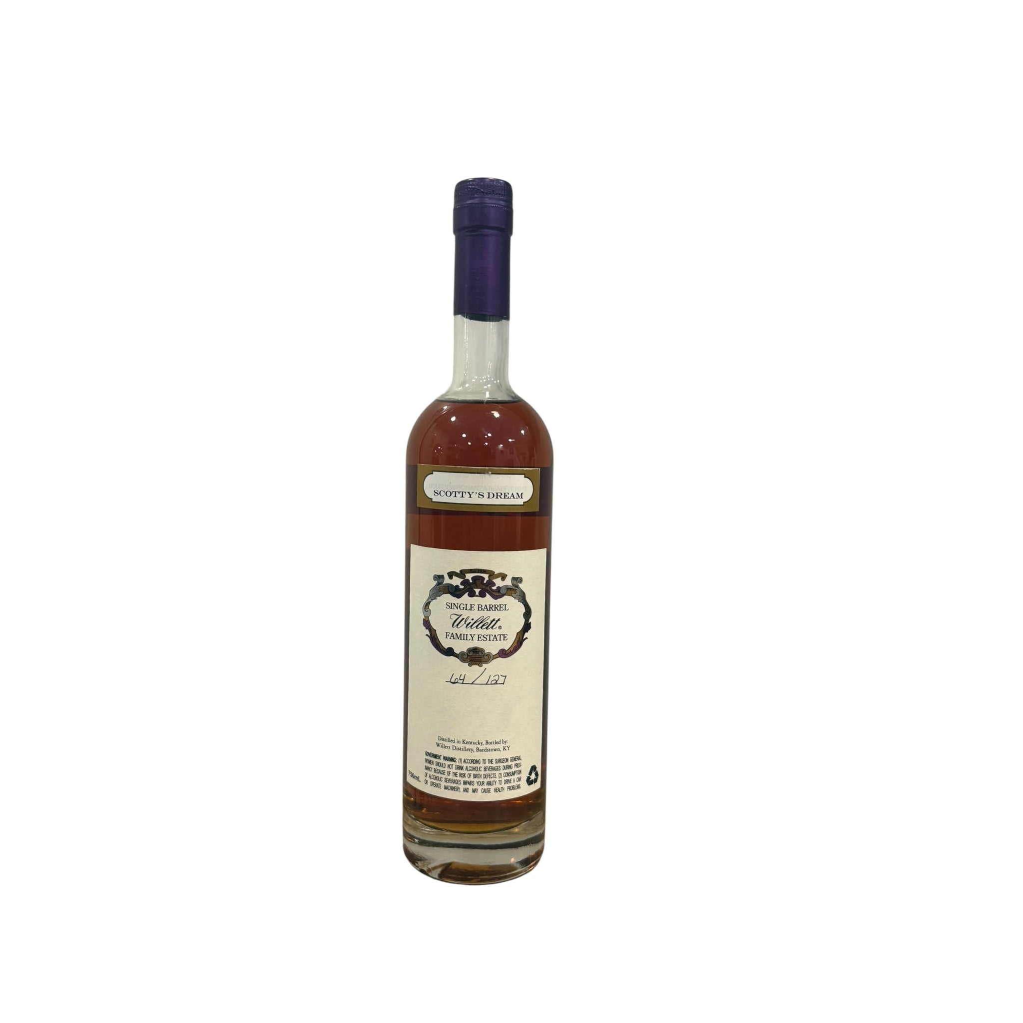 Willett #9495 7 Year Scotty's Dream 121.2 Proof | Sourced Single