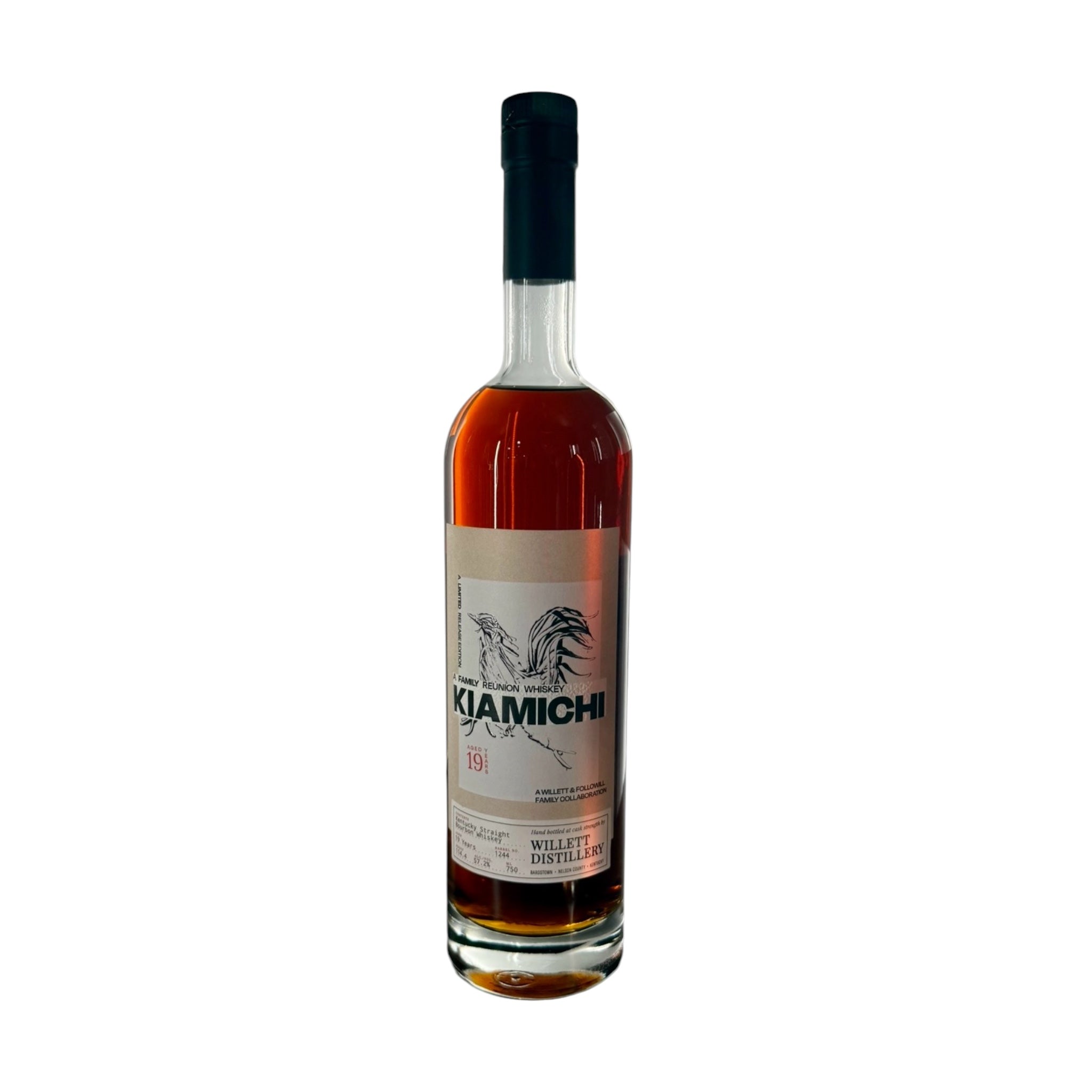 Kiamichi 19 Year | Single Barrel #1244 – Wooden Cork
