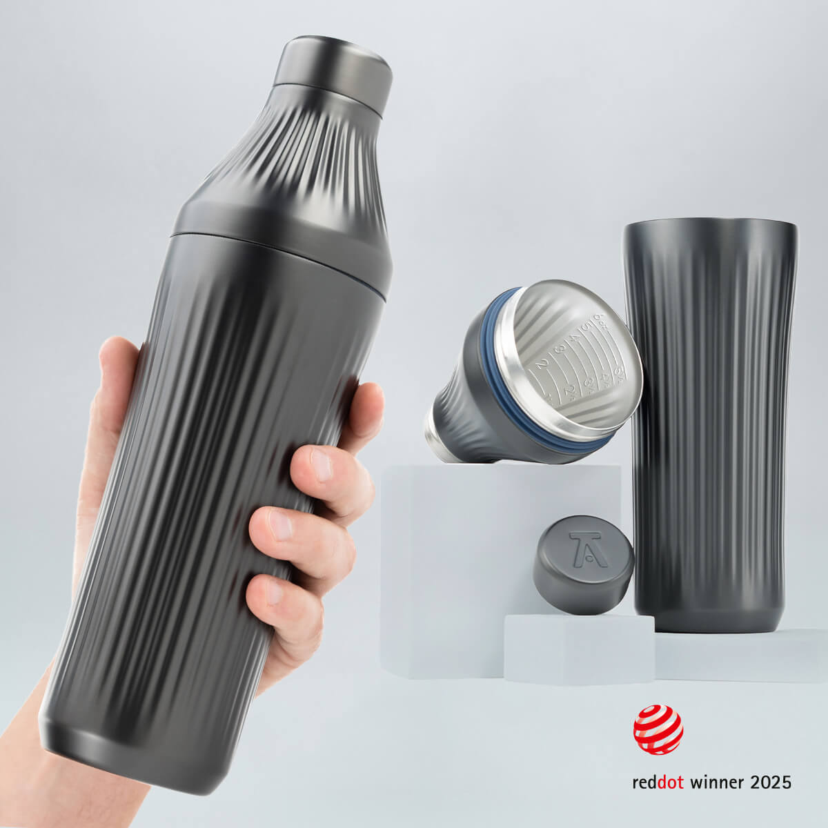 Diamond Edition Hybrid Cocktail Shaker – Wooden Cork