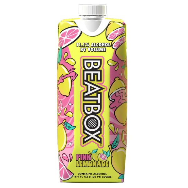 BeatBox Pink Lemonade | 11.1% Party Punch – Wooden Cork