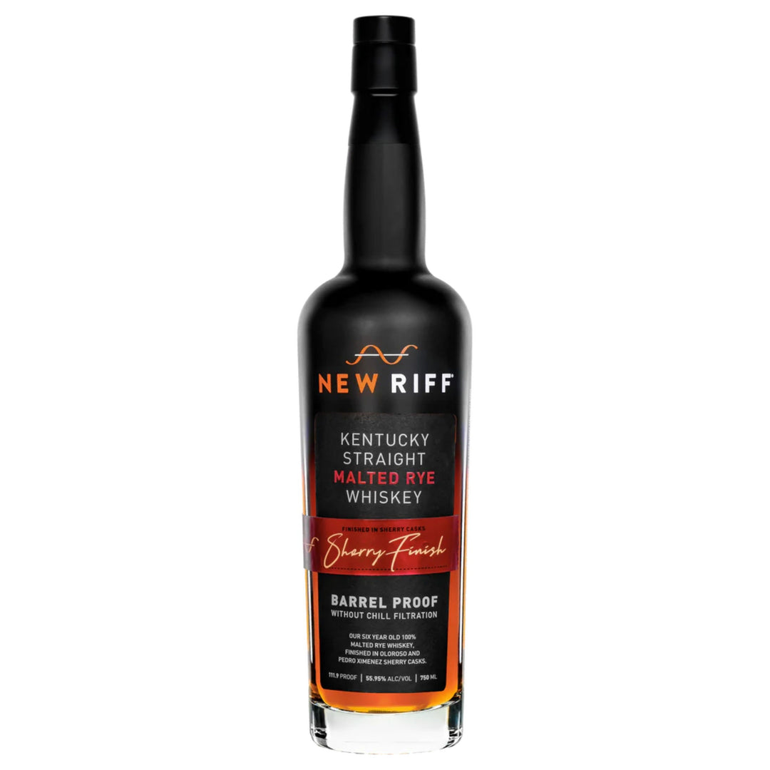 New Riff Kentucky Straight 100% Malted Rye Whiskey Finished in Sherry Casks
