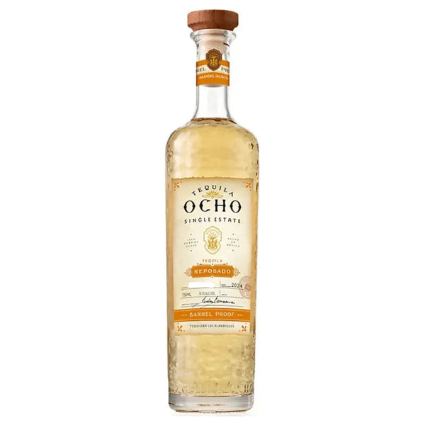 Tequila Ocho Reposado Barrel Proof – Wooden Cork