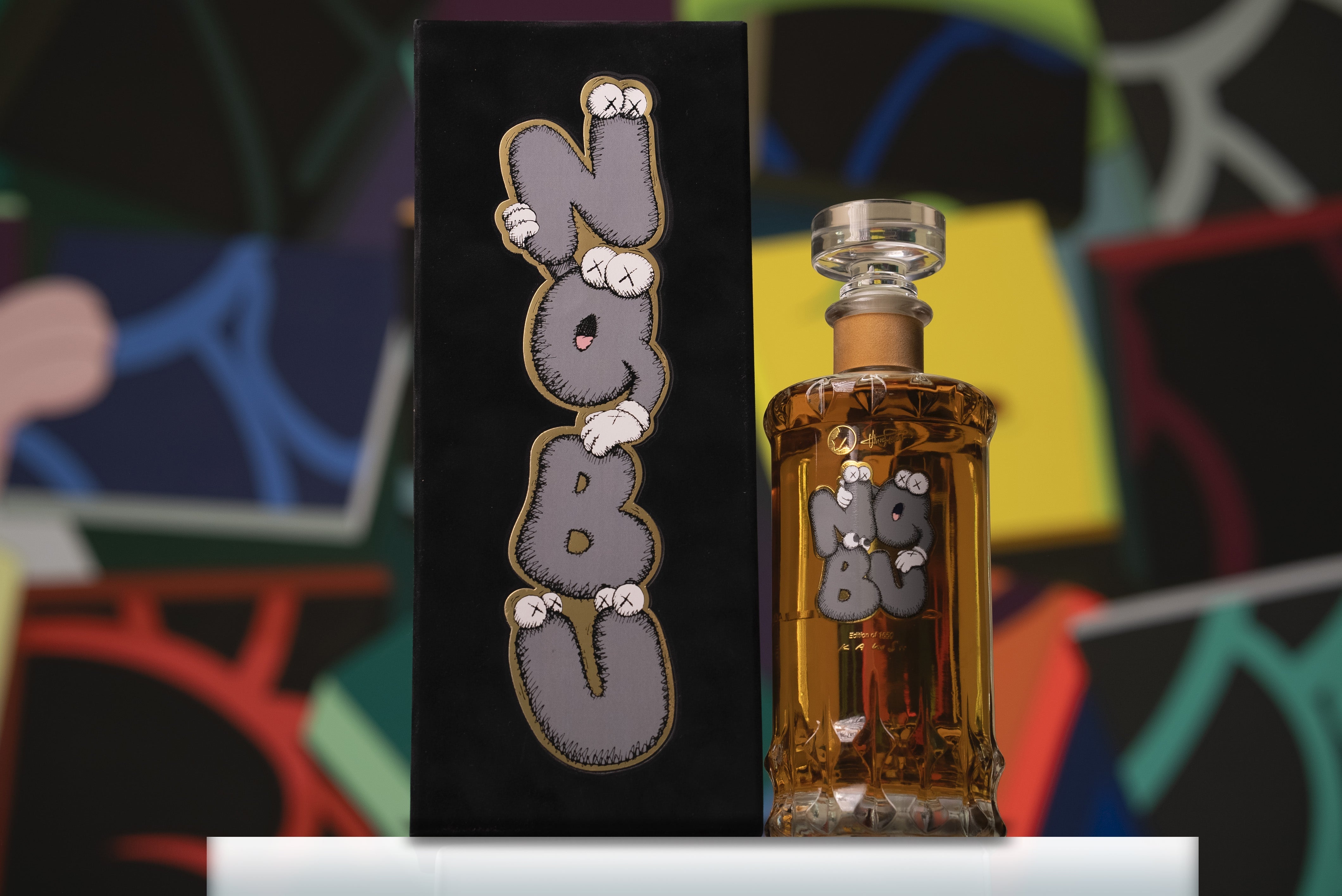 Nobu x KAWS by QUI Limited Edition Magnum Red Bottle – Wooden Cork