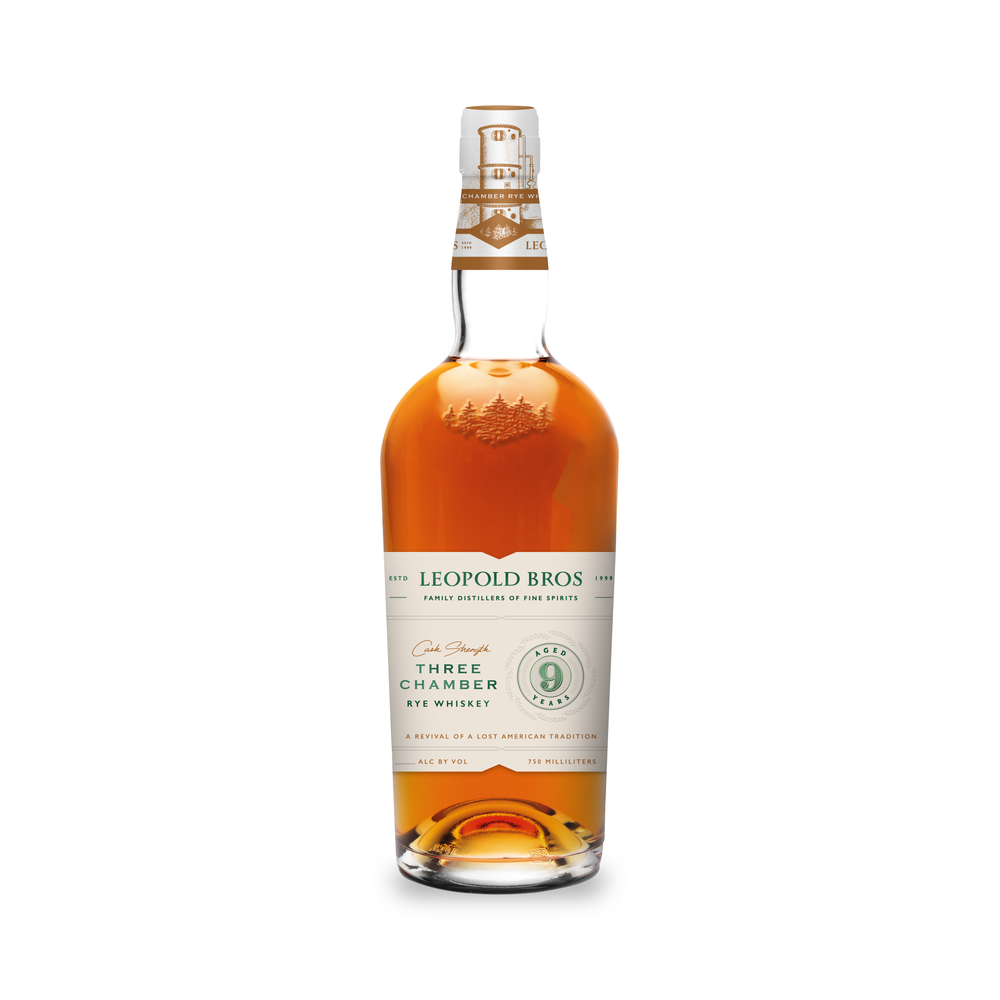 Leopold Bros Three Chamber Rye 9 Year Cask Strength Whiskey