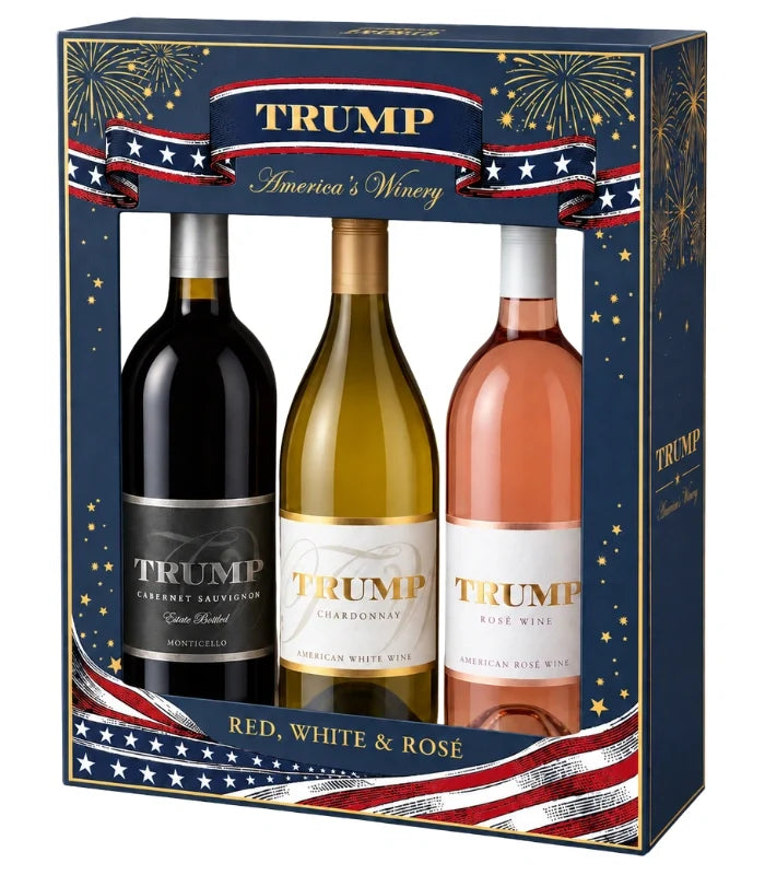 Trump Winery Red, White & Rosé America's 250th Edition Gift Set 3 x 750mL