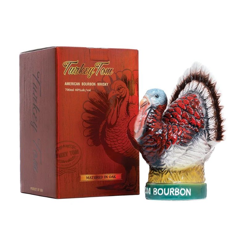 Turkey Tom Bourbon Whiskey Decanter