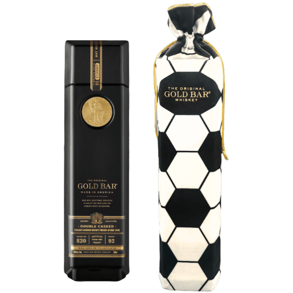 Gold Bar Black Double Cask Bourbon Soccer Bag Edition