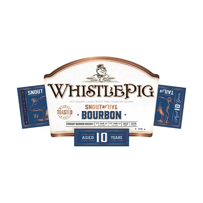 WhistlePig Snout to Tail 10 Year Toasted Straight Bourbon 750mL