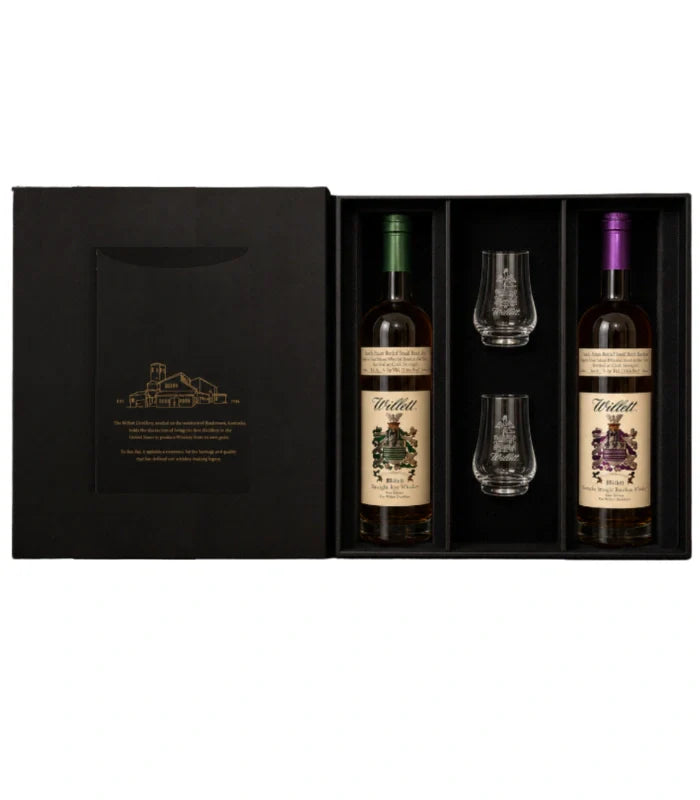 Willett Family Estate 2-Bottle Gift Set with 2 Glasses