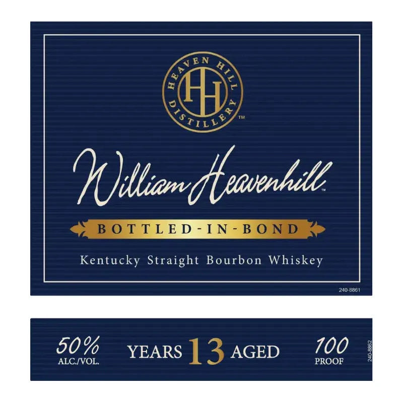 William Heavenhill 13 Year Bottled-In-Bond Straight Bourbon