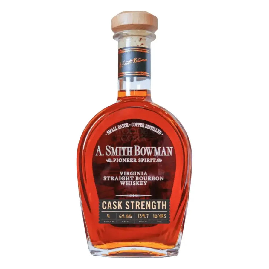 A. Smith Bowman Straight Bourbon Cask Strength 10 Year 139.7 Proof Batch #4