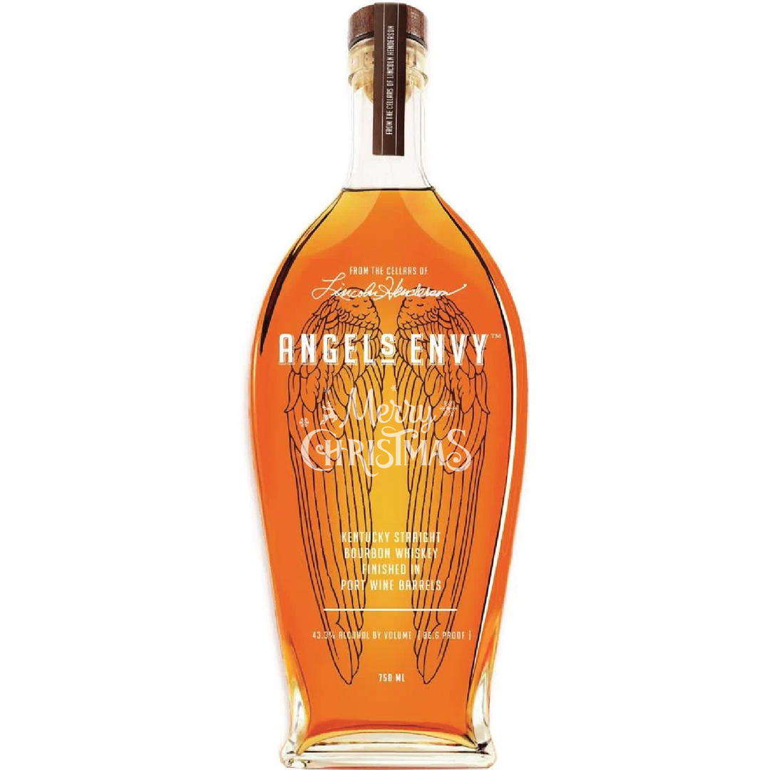 Angel's Envy Port-Finished Bourbon – Engraved Christmas Gift Edition 750mL