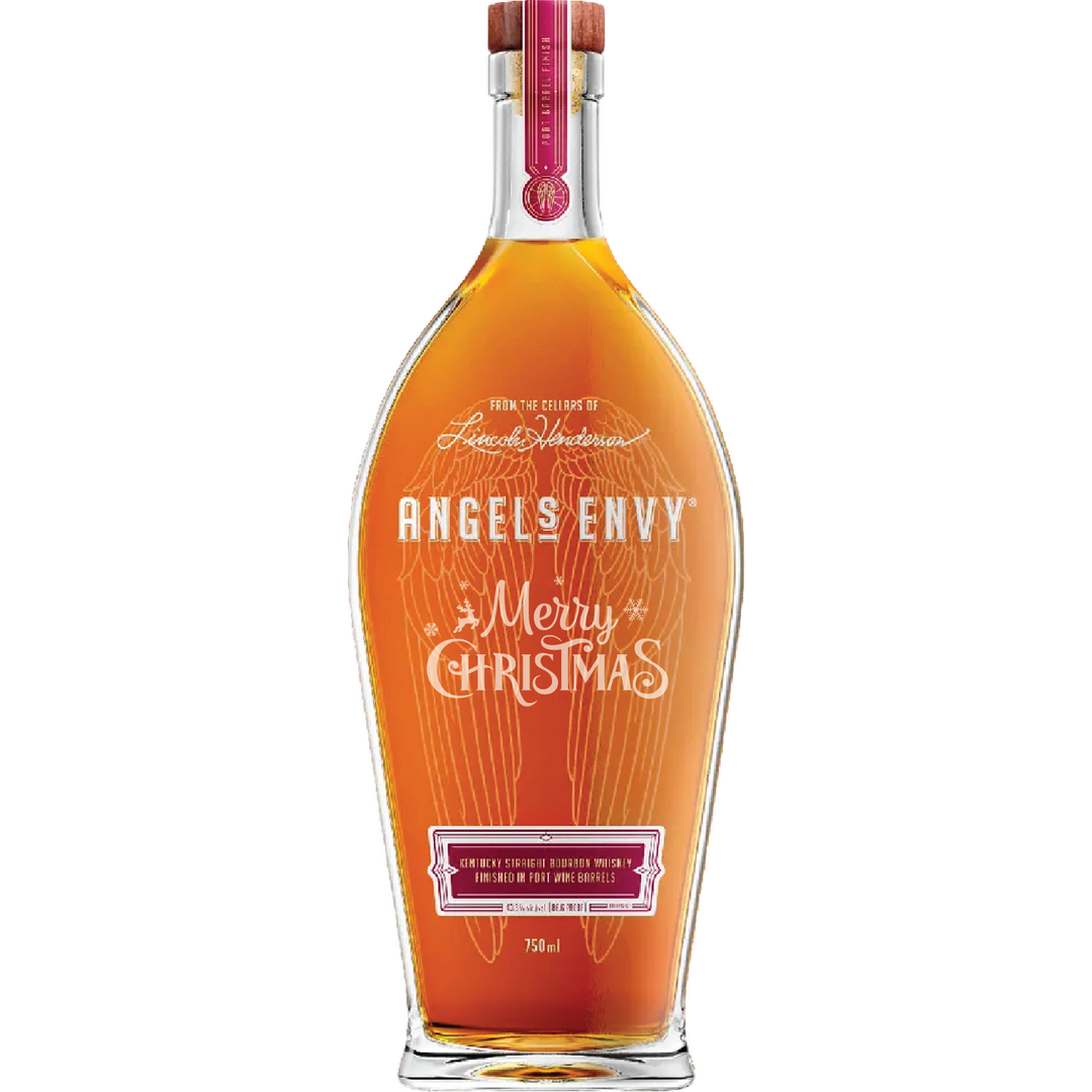 Angel's Envy Port-Finished Bourbon – Engraved Christmas Gift Edition 750mL