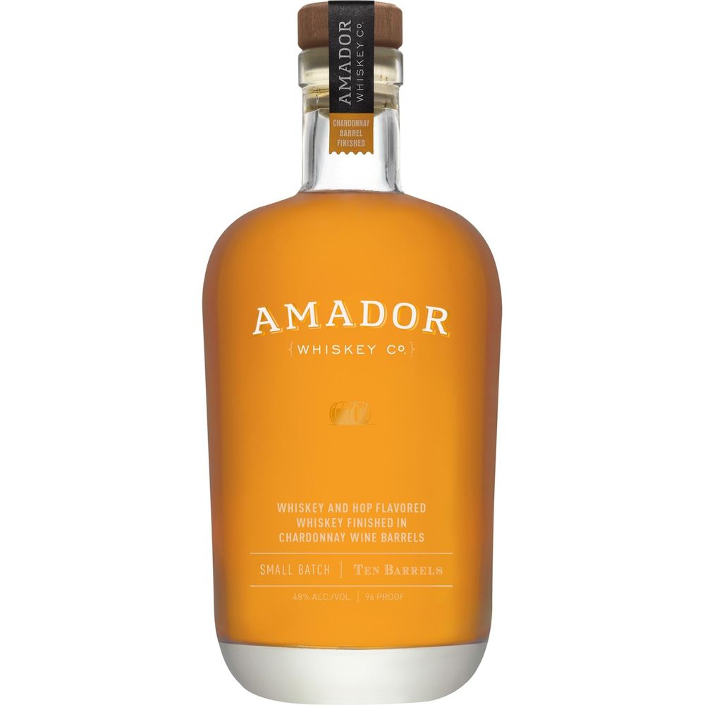 Amador Whiskey Co. Straight Hop Flavored Whiskey Ten Barrels California Small Batch