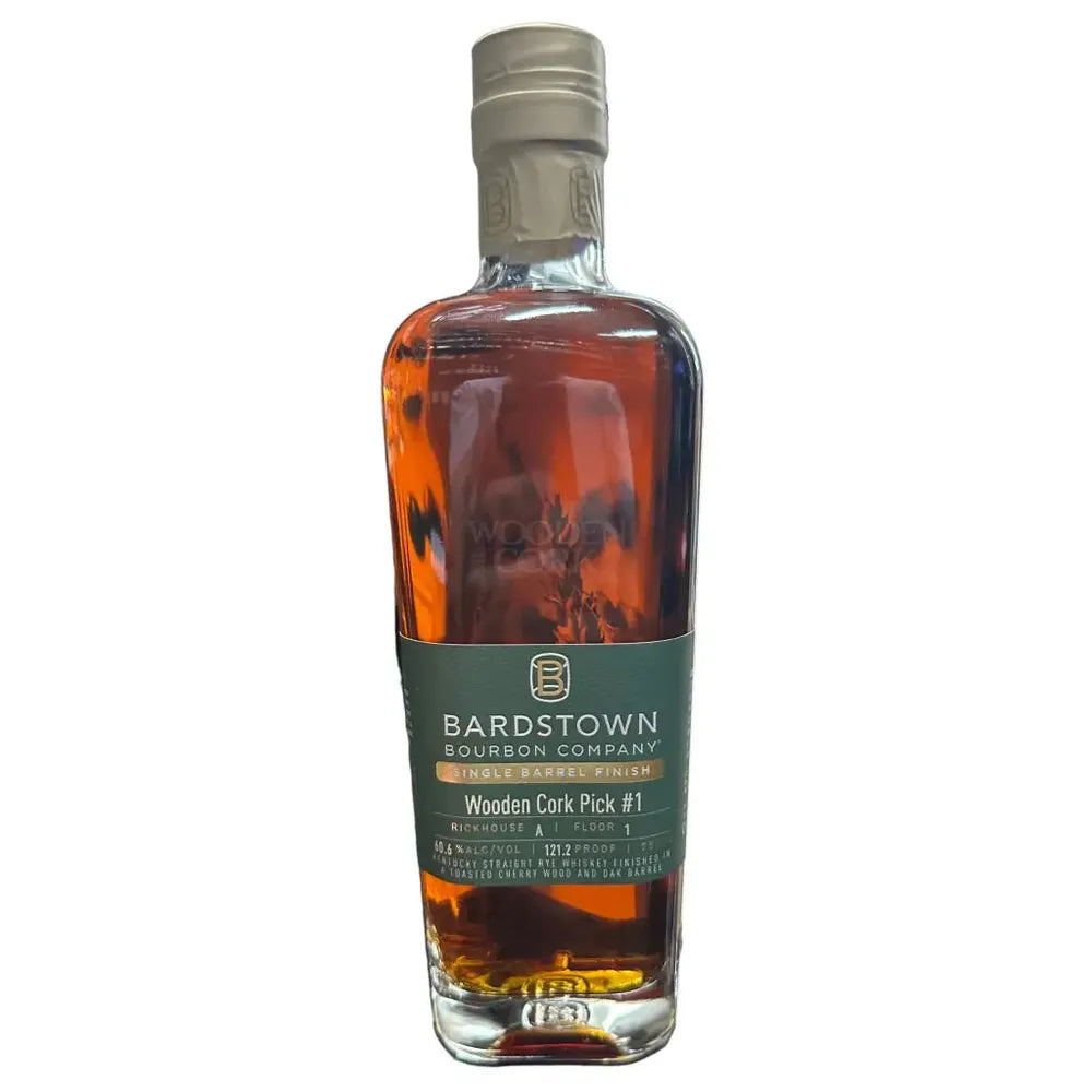 Bardstown Bourbon Co. Single Barrel Rye Wooden Cork Pick 121.2 Proof Rye