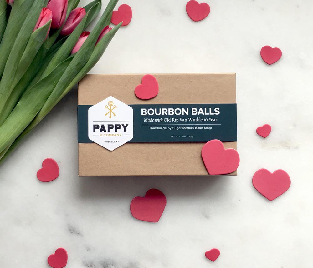 Pappy & Company Handmade Bourbon Balls (Pack of 12)