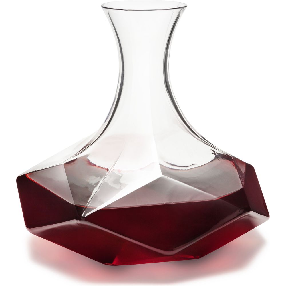 Seneca Faceted Crystal Wine Decanter