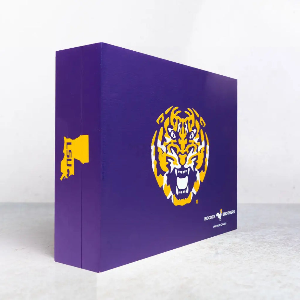 Bocock Brothers LSU TIGERS Habano Wrapper Toro Cigar by CigarBros