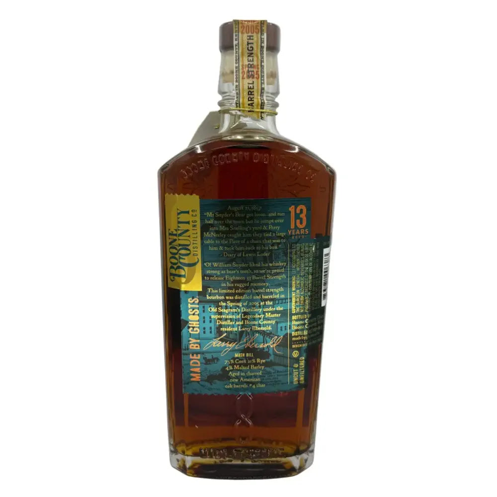 Boone County 13 Year 115.72 Proof Liquor Barn Series 4 Barrel B0549 Bourbon Whiskey