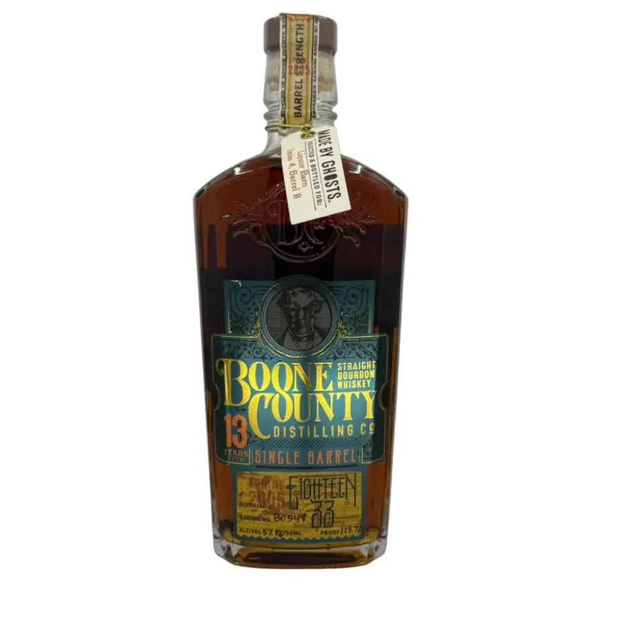 Boone County 13 Year 115.72 Proof Liquor Barn Series 4 Barrel B0549 Bourbon Whiskey