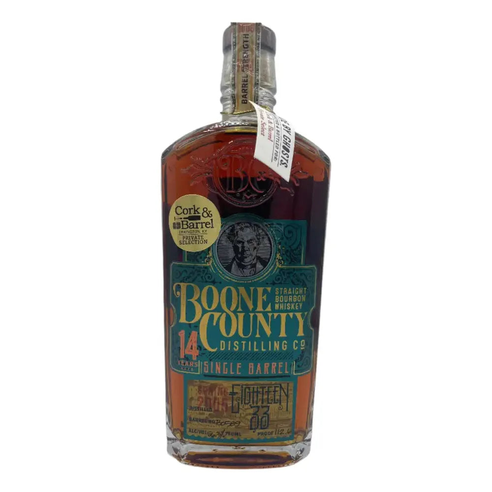 Boone County 14 Year Cork & Barrel Pick 112.6 Proof B0589 Bourbon Whiskey