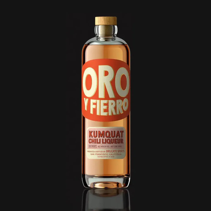 Brucato Amaro Oro Y Fierro Kumquat Chili Liqueur 700ml Brucato Spirits