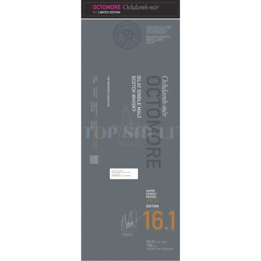 Bruichladdich Octomore Edition 16.1 Scotch Whisky Scotch