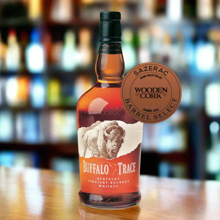 Buffalo Trace Bourbon Single Barrel #032 Select By Wooden Cork Whiskey