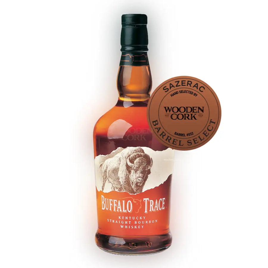 Buffalo Trace Bourbon Single Barrel #032 Select By Wooden Cork Whiskey