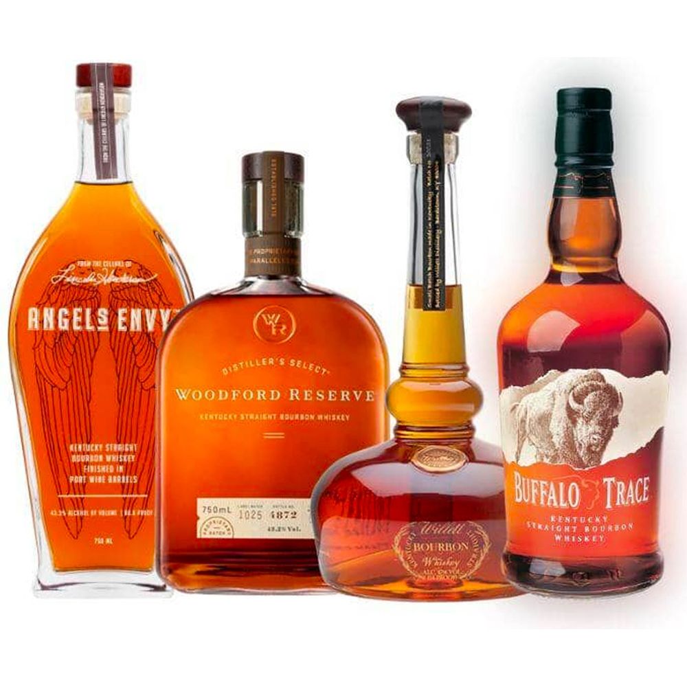 Angel's Envy, Woodford Reserve, Willett Pot Still & Buffalo Trace