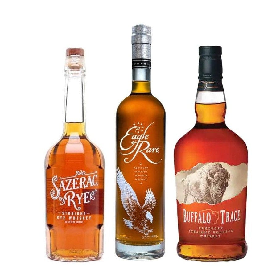 Eagle Rare 10 Year & Buffalo Trace Bourbon & Sazerac Rye Bundle