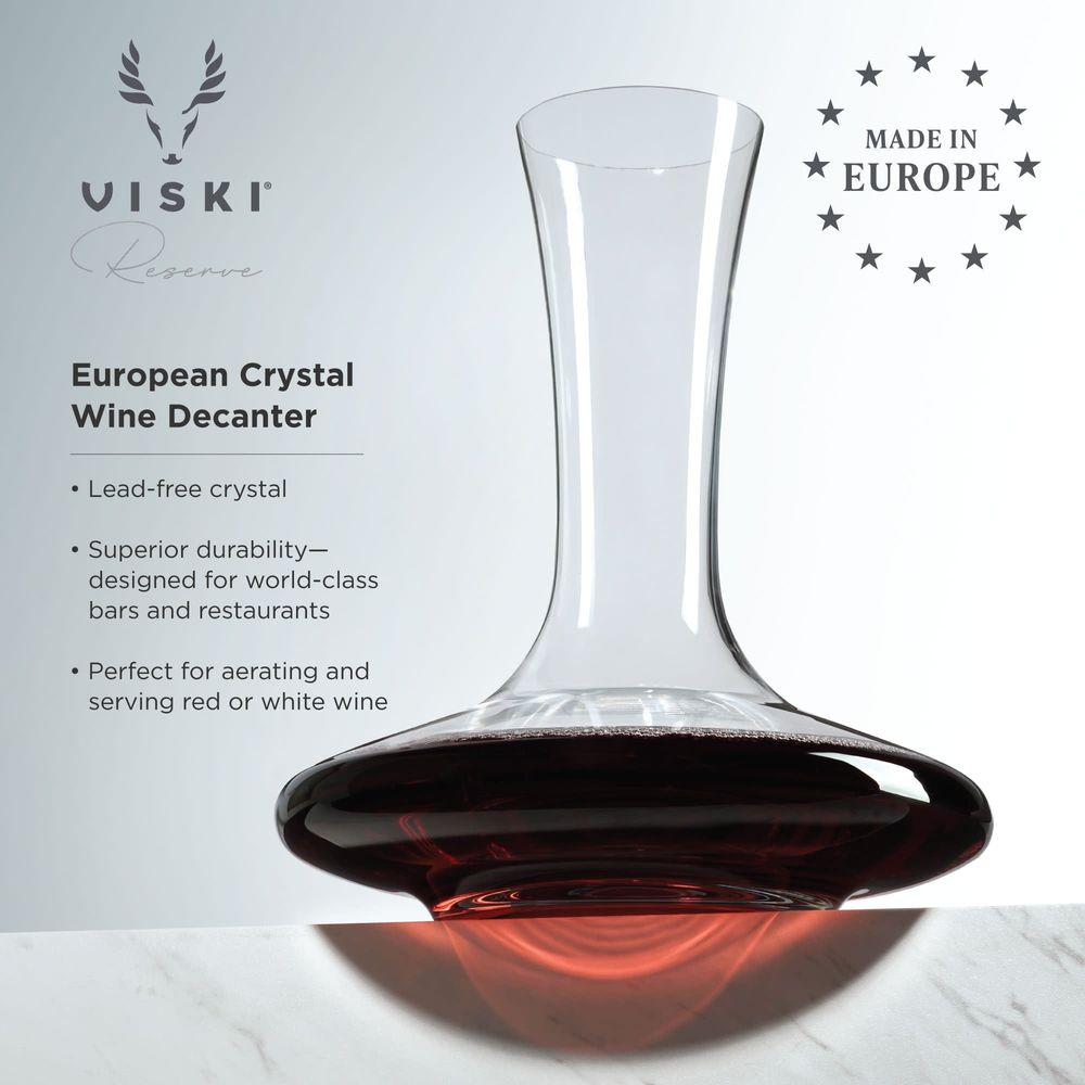 Reserve Inez Crystal Wine Decanter - Thumbnail 3
