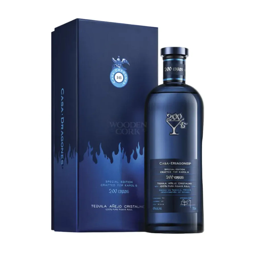 Casa Dragones X Karol G ’200 Copas’ Cristalino Tequila Tequila