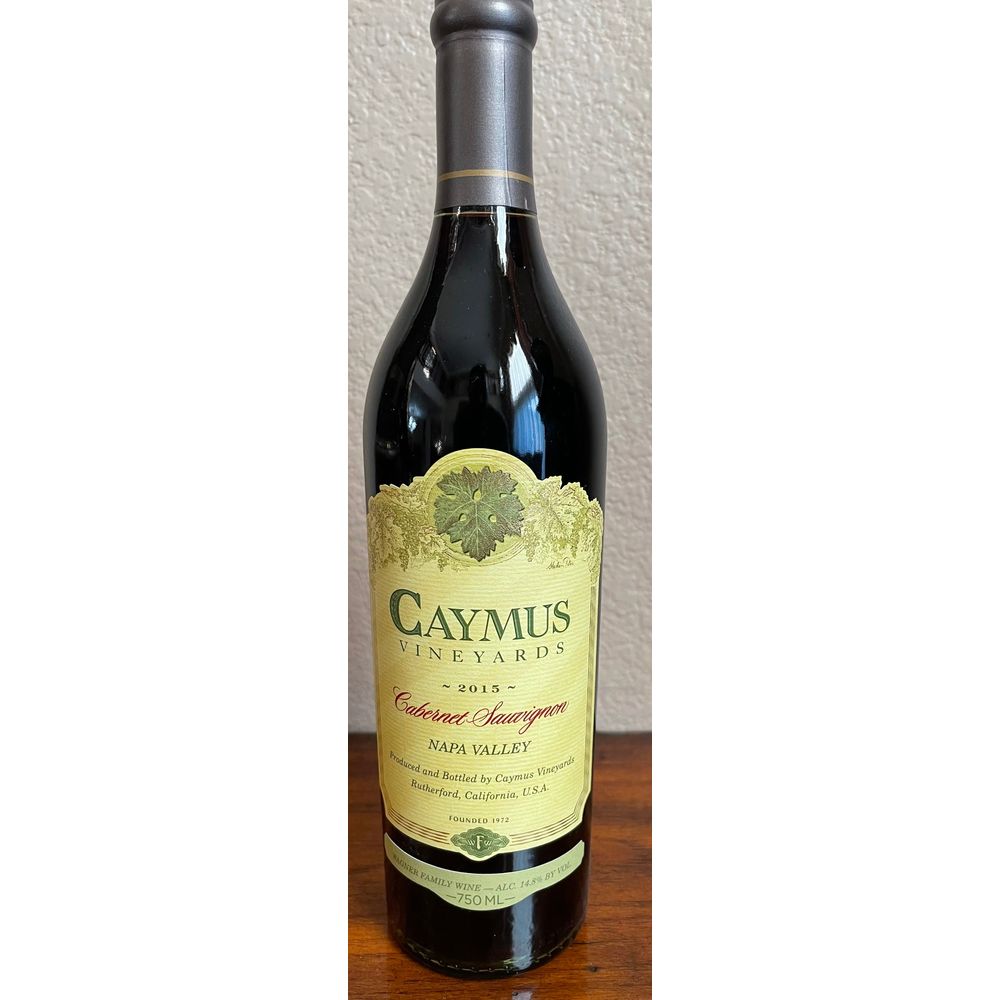 Caymus Vineyards Napa Valley Cabernet Sauvignon Vintage 2015