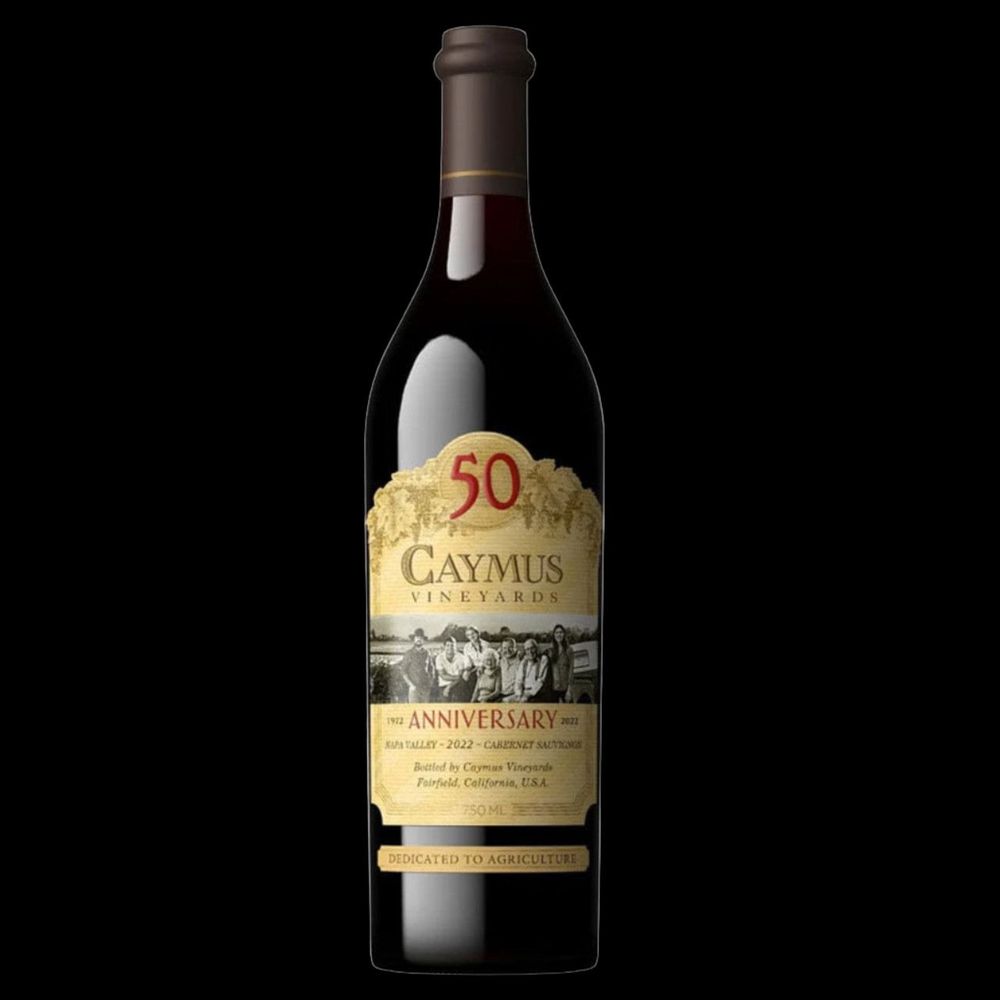 Caymus 50th Anniversary Napa Valley Cabernet Sauvignon 2022 12 Pack