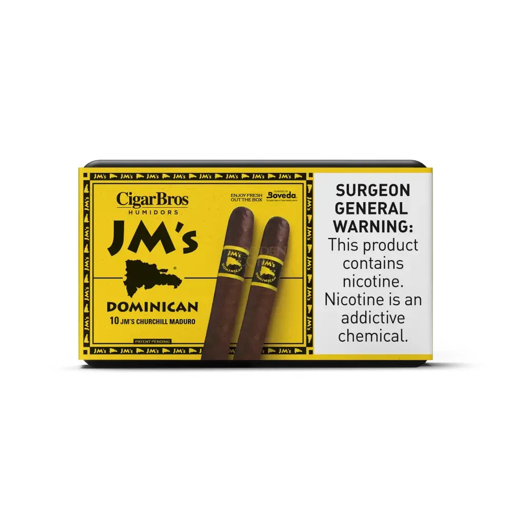 Cigarbros X Jm’s Premium Cigars Set + Personal Humidor By 10X Maduro